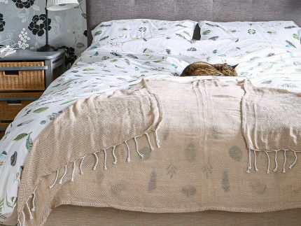 170cm x 90cm Turkish Cotton Diamond Bath Towel