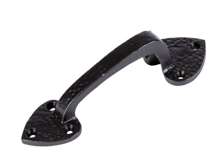 155mm Black Rustic Arrowhead Door Handle