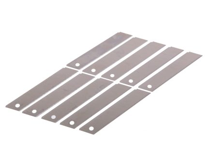 18mm Carbon Steel Snap-Off Replacement Utility Knife Blades - Pack of 10