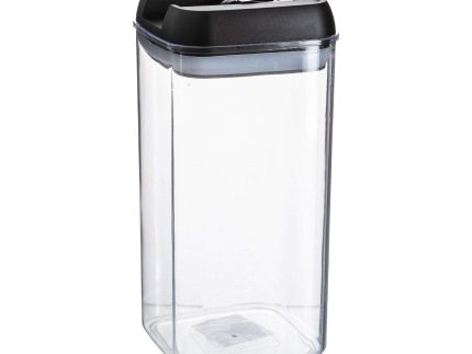 1.2L Flip Lock Plastic Air Tight Food Storage Container air tight and flip top lids.