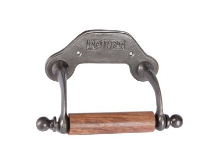 180mm Grey Industrial Toilet Roll Holder