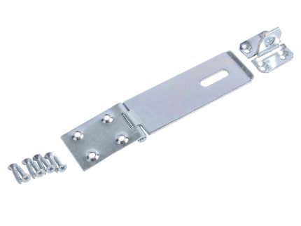 100mm Heavy-Duty Steel Safety Hasp & Staple