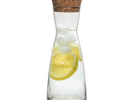 1.1L Ypsilon Glass Carafe with Cork Lid