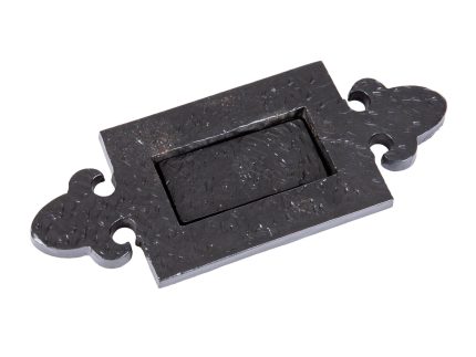 270mm x 105mm Black Fleur De Lis Letter Plate