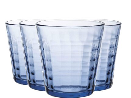 275ml Blue Prisme Water Glasses - Pack of Four