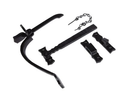 240mm Black Rustic Suffolk Latch