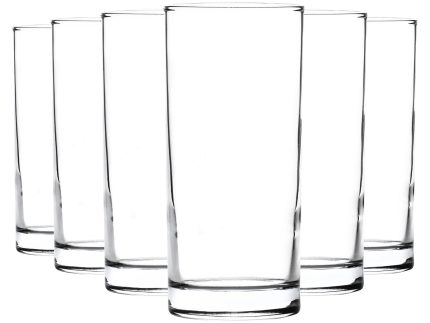 285ml Clear Classic Highball Glasses - Pack of Six