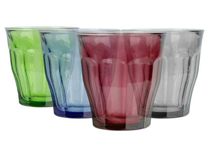 250ml Picardie Glass Tumblers - Pack of Four