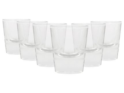 25ml Wide Shot Glasses - Pack of 6