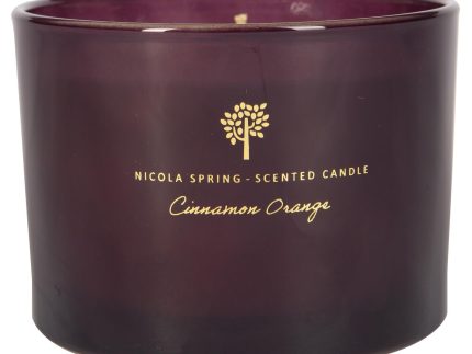 350g Double Wick Cinnamon Orange Soy Wax Scented Candle