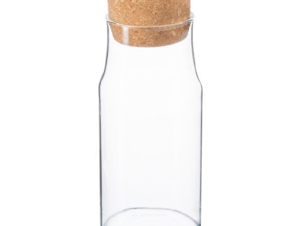 375ml Glass Storage Bottle with Cork Lid