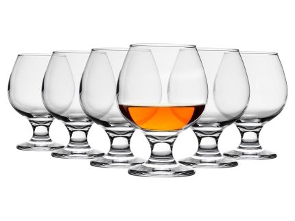390ml Misket Brandy Snifter Glasses - Pack of Six