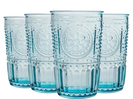 340ml Romantic Highball Glasses - Pack of Four