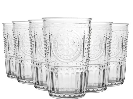 300ml Romantic Highball Glasses - Pack of Six