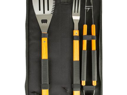 3pc Wooden BBQ Tools Set