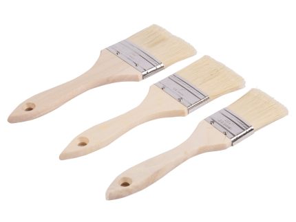 3pc Wooden DIY Paint Brush Set