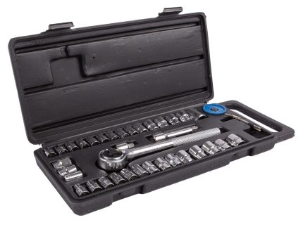 40pc Carbon Steel Socket Wrench Set
