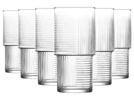 400ml Helen Stacking Highball Glasses - Pack of 6