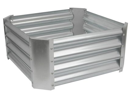 60cm x 60cm Square Galvanised Steel Raised Garden Bed