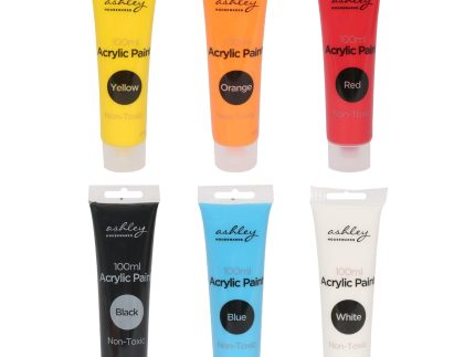 6pc Acrylic Paint Set - 100ml