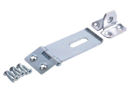 76mm Heavy-Duty Steel Safety Hasp & Staple