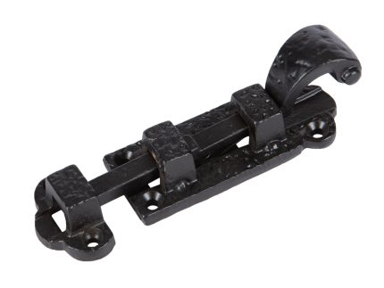 90mm Black Straight Antique Fish Tail Surface Bolt