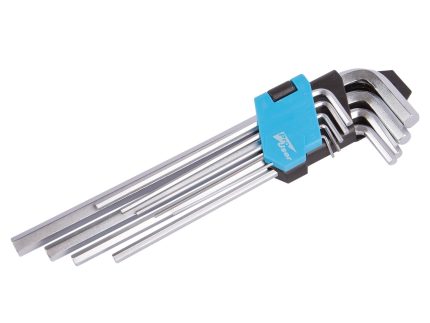 9pc Chrome Vanadium Long Hex Key Set