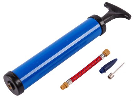 Blue 24cm T-Handle Bike Pump