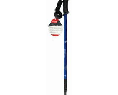 Blue Aluminium Telescopic Hiking Pole - 64-135cm