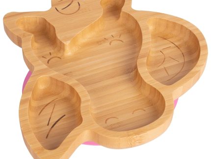 Bella The Unicorn Bamboo Suction Plate