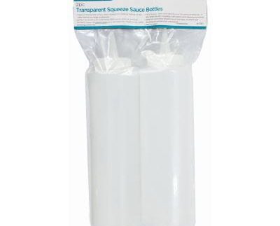 Clear Squeeze Sauce Bottles - Pack of 2