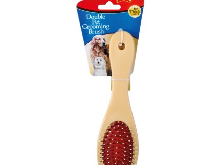 Double-Sided Slicker Brush for Dogs