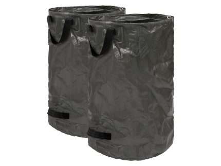 Heavy-Duty Garden Waste Bags - Black - Pack of 2