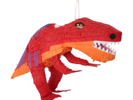 Large T-Rex Pinata & Blindfold Set - Red