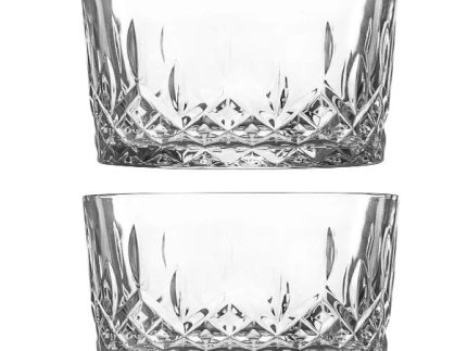 Odin Glass Snack Bowls - 9.5cm - Pack of Two