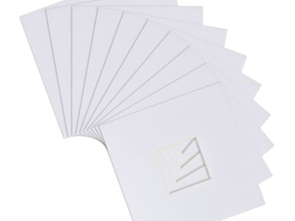 2 x 2 Picture Mounts for 6 x 6 Frame - Pack of 10