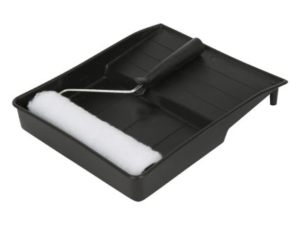 Paint Roller & Tray Set - 9 (23cm) - White