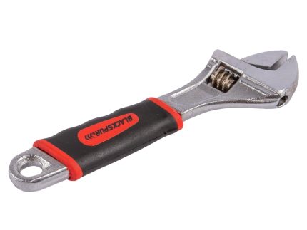 Red 15cm Forged Steel Adjustable Wrench