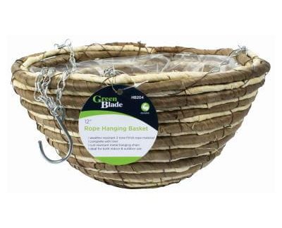 Rope Hanging Basket - 30cm