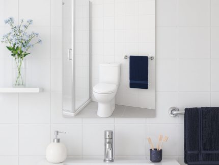 Self Adhesive Glass Wall Mirror - 30 x 40cm