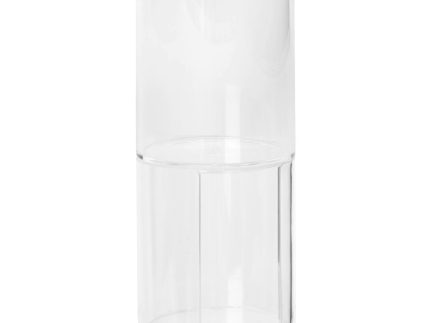 Stacking Bathroom Canister with Bamboo Lid