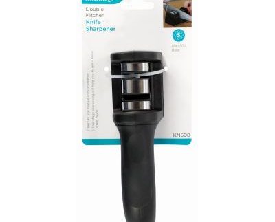 2 Stage Knife Sharpener - Black