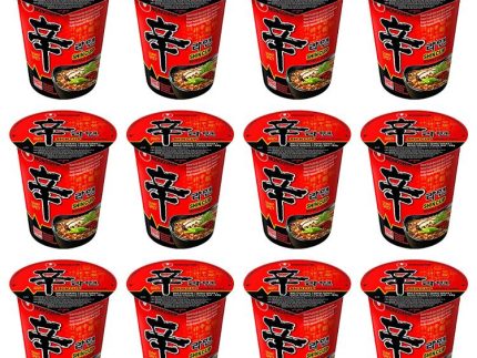 Shin Ramyun 68g Cup Instant Noodles - Pack of 12