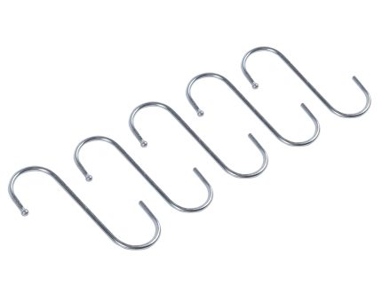 Stainless Steel S-Hooks - Pack of 5