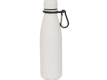 Stainless Steel Water Bottle with Carabiner Clip - 500ml