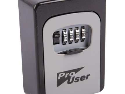 Silver Wall-Mounted Combination Key Safe