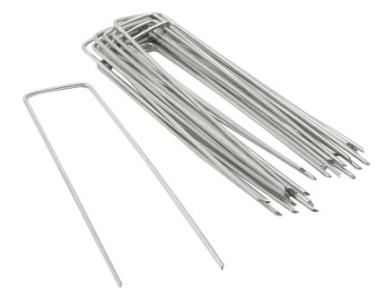 U-Shaped Weed Control Membrane Pegs - 6 (150mm)